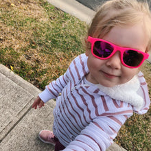 Load image into Gallery viewer, Koolsun Wave Kids Sunglasses - Neon Pink 3-10 yrs