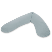 Load image into Gallery viewer, Theraline The Original Maternity and Nursing Pillow - Misty Blue Fine Knit